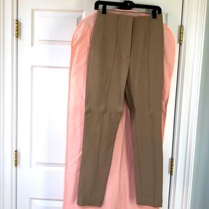 DIANE VON FURSTENBURG khaki trouser - size 4 EUC